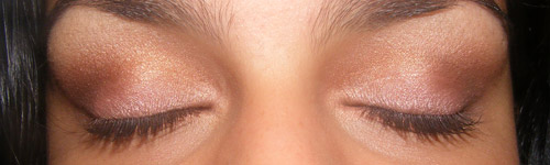 Look: In Living Pink & Amber Lights (MAC)