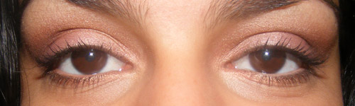 Look: In Living Pink & Amber Lights (MAC)