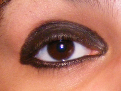 Look noite com sombras baratinhas