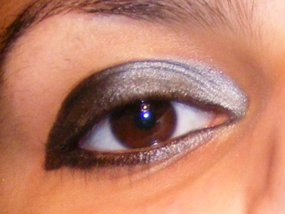 Look noite com sombras baratinhas