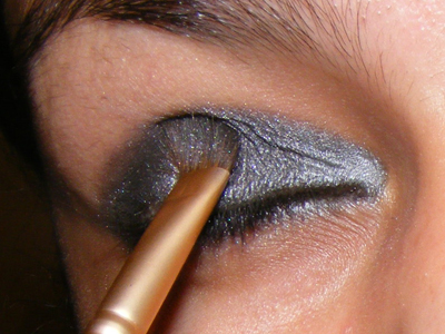 Look noite com sombras baratinhas