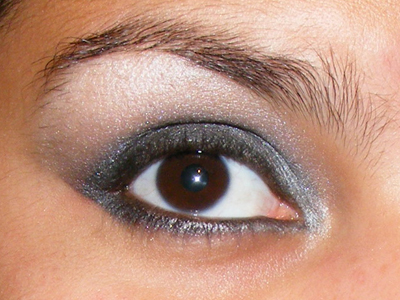 Look noite com sombras baratinhas