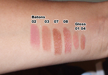 Gloss e Batons O Boticário e Duda Molinos