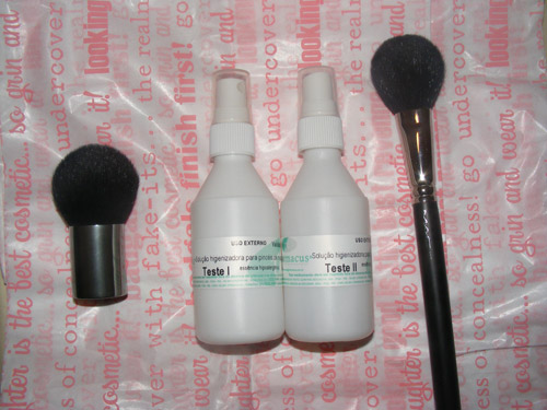 Teste da Solução Higienizadora de Pincéis Pharmacus