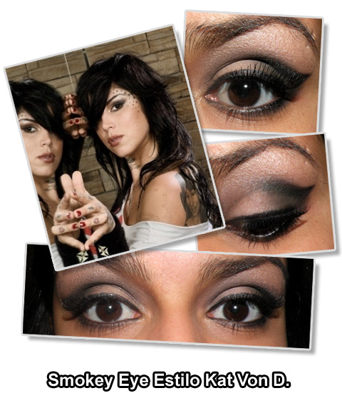 Tentativa de look estilo Kat Von D.