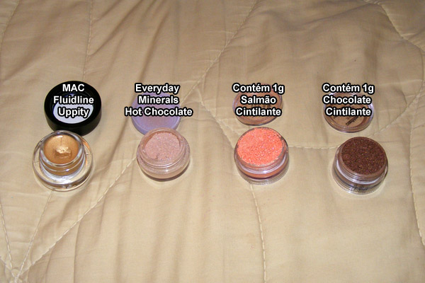 Look neutro: salmão e dourado 