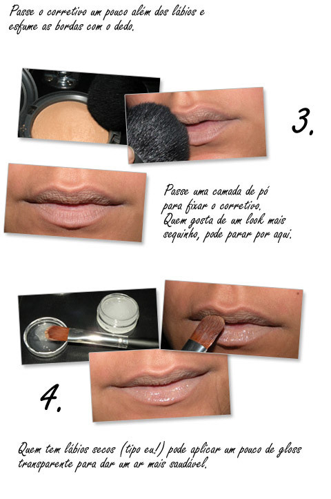 Tutorial: Nude Lip (também conhecido como “boca de zumbi”)
