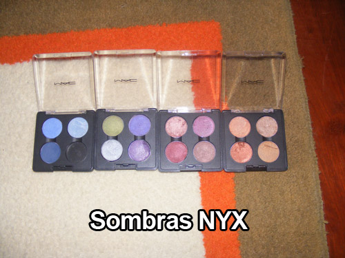 Sombras NYX: Primeiras Impressões