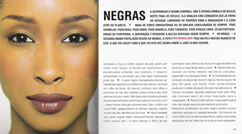 Maquiagem para pele negra