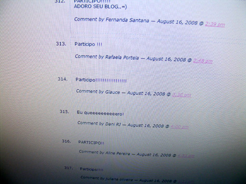 Resultado do Sorteio!!!