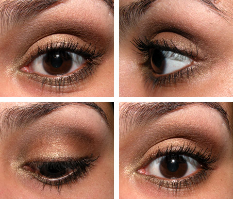 Tutorial: Dourado, Marrom e um Toque de Verde