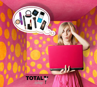 blonde in pink dress with laptop and bubble