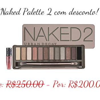Naked Palette 2 com R$50 de desconto na Sephora*