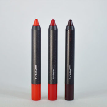 Boca Colorida: MAC Velvetease Lip Pencil (cores Lover’s Lane, Anything Goes e Velvet Teen)