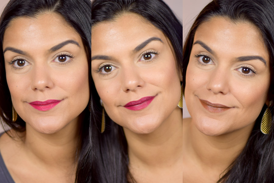 Batom Matte Ruby Rose cores 183, 171 e 175