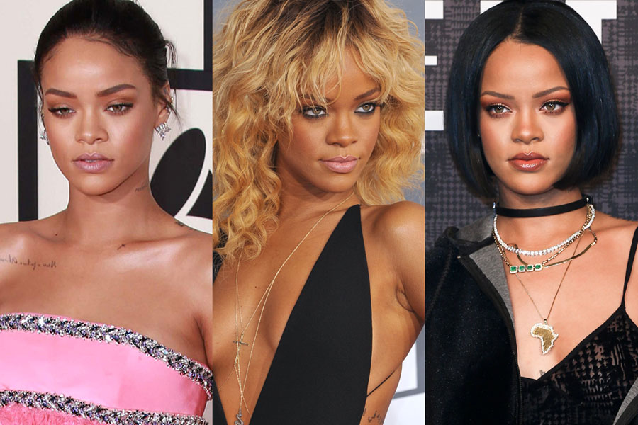 5 inspirações de maquiagem com Rihanna