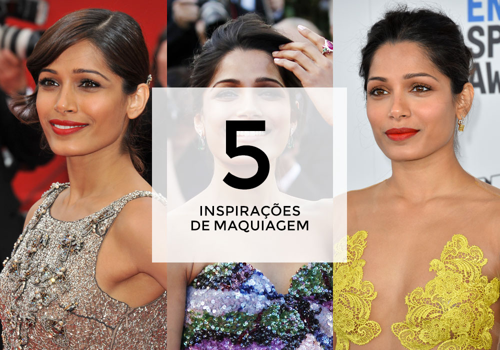 Maquiagem Freida Pinto