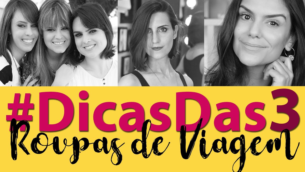 #DicasDas3: Roupas preferidas para nossa mala de viagens de inverno e verão