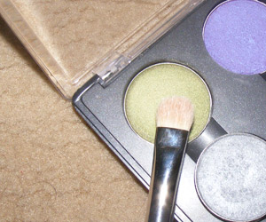 Tutorial: Look Verde e Roxo NYX