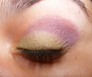 Tutorial: Look Verde e Roxo NYX