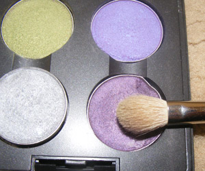 Tutorial: Look Verde e Roxo NYX