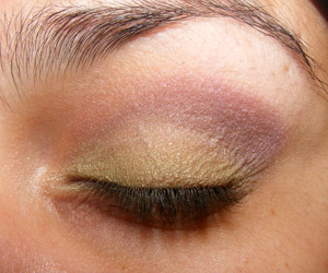 Tutorial: Look Verde e Roxo NYX