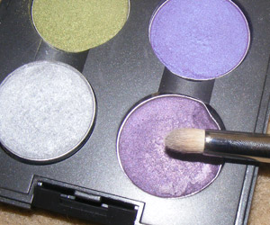 Tutorial: Look Verde e Roxo NYX