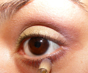 Tutorial: Look Verde e Roxo NYX