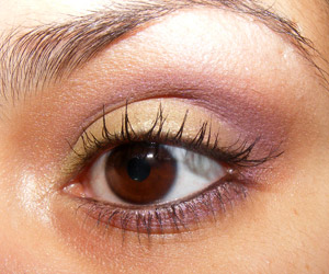 Tutorial: Look Verde e Roxo NYX