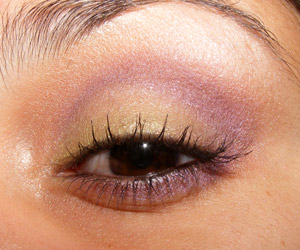 Tutorial: Look Verde e Roxo NYX