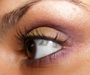 Tutorial: Look Verde e Roxo NYX