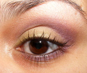 Tutorial: Look Verde e Roxo NYX