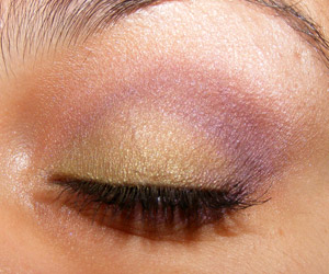 Tutorial: Look Verde e Roxo NYX