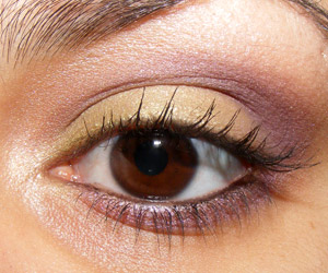 Tutorial: Look Verde e Roxo NYX