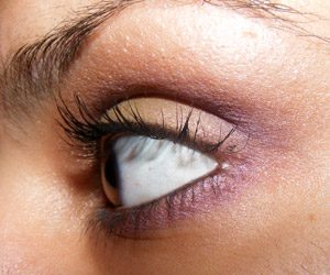 Tutorial: Look Verde e Roxo NYX